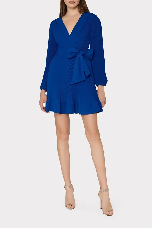 Milly Dresses Women Liv Pleated Dress Sapphire