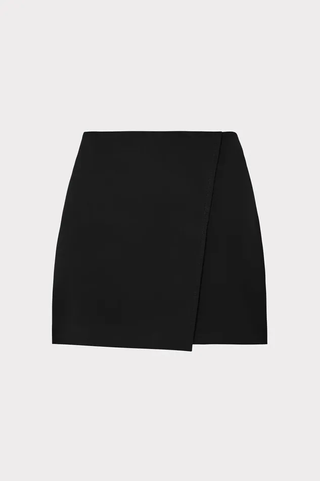 Milly Matching Sets Women Evalyn Crepe Skort Black