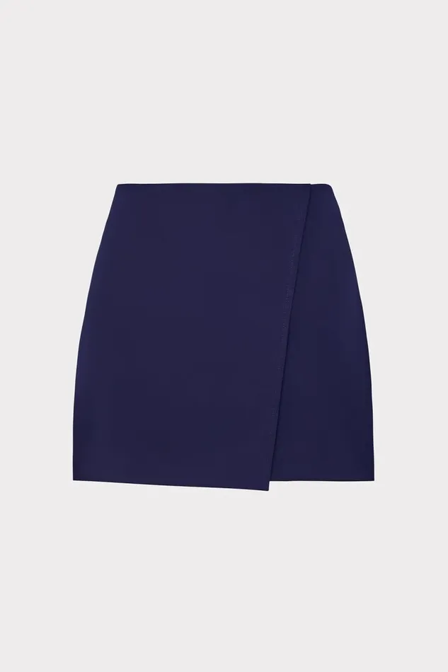 Milly Matching Sets Women Evalyn Crepe Skort Navy
