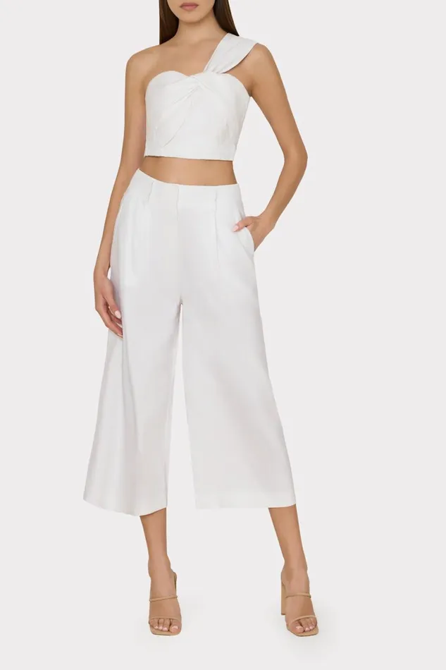 Milly Matching Sets Women Linen Top White Milly Matching Sets Women Linen Top White
