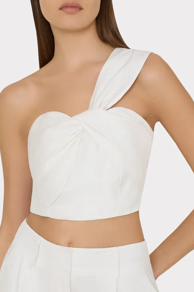 Milly Matching Sets Women Linen Top White Milly Matching Sets Women Linen Top White