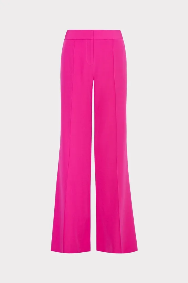 Milly Matching Sets Women Nash Cady Pants Fuchsia