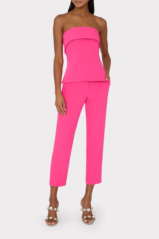 Milly Pants Women Nicola Cady Pants Milly Pink