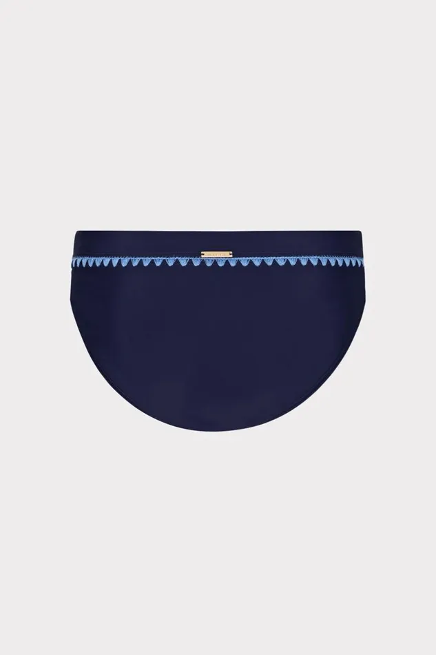 Milly Swim and Coverups Women Crochet Stitch Bikini Bottom Navyblue Milly Swim and Coverups Women Crochet Stitch Bikini Bottom Navyblue
