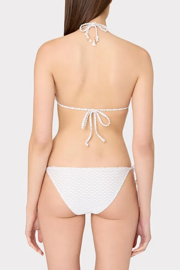 Milly Swim and Coverups Women Millie String Bikini Bottom White Milly Swim and Coverups Women Millie String Bikini Bottom White