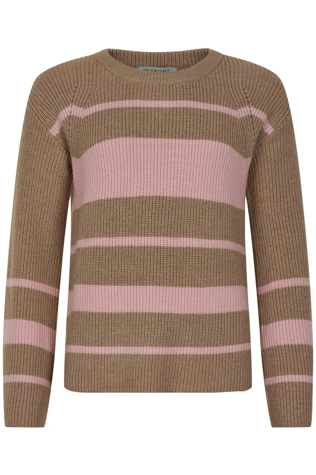 MIRA KNIT JUMPER 14820 205 Soft Rose 205 Women IN FRONT CARDIGANS KNITS