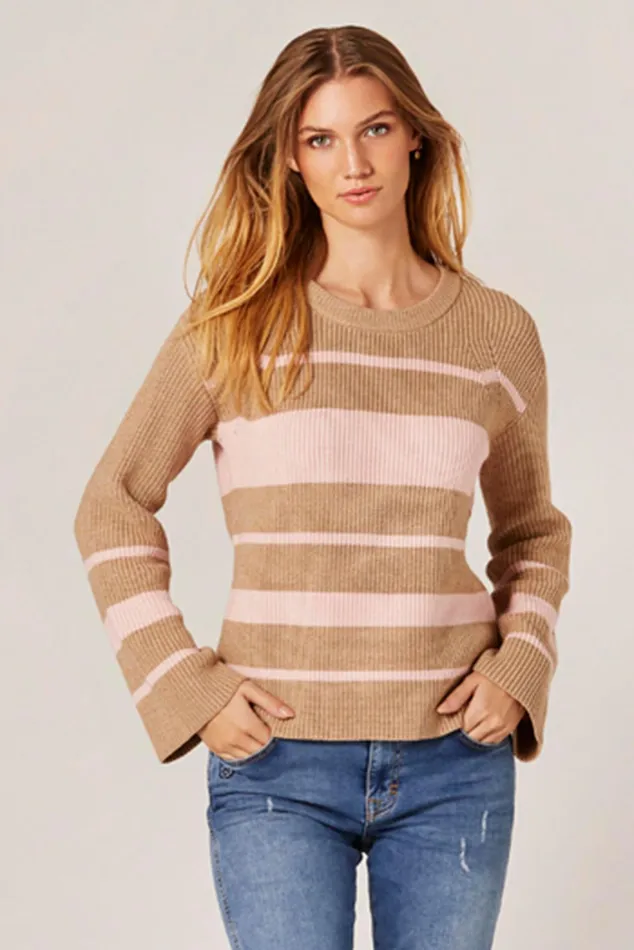 MIRA KNIT JUMPER 14820 205 Soft Rose 205 Women IN FRONT CARDIGANS KNITS