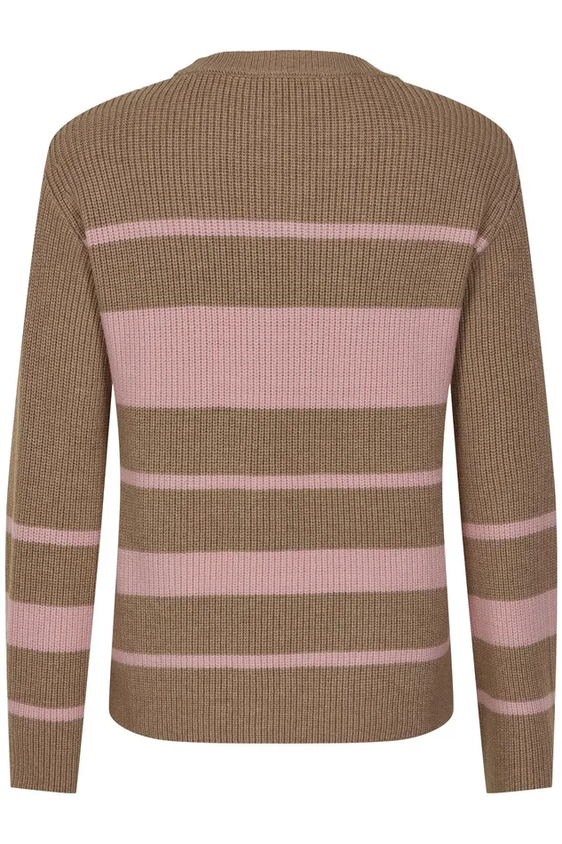 MIRA KNIT JUMPER 14820 205 Soft Rose 205 Women IN FRONT CARDIGANS KNITS