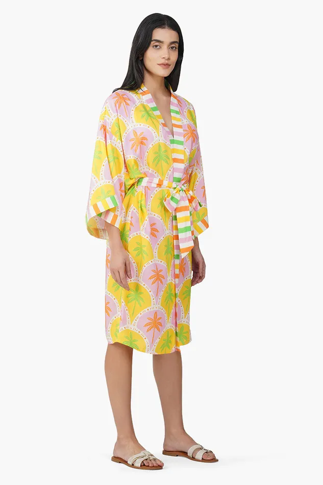 Multi Wikolia Tropic Printed Cover Dress Multi Wikolia Tropic Printed Cover Dress
