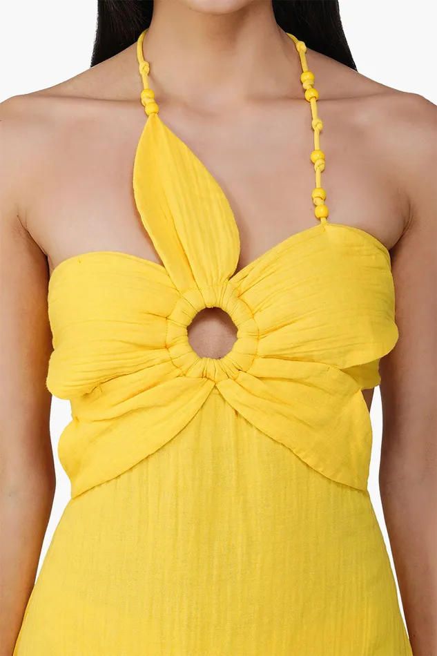 Nash Yellow Flora Dress Nash Yellow Flora Dress