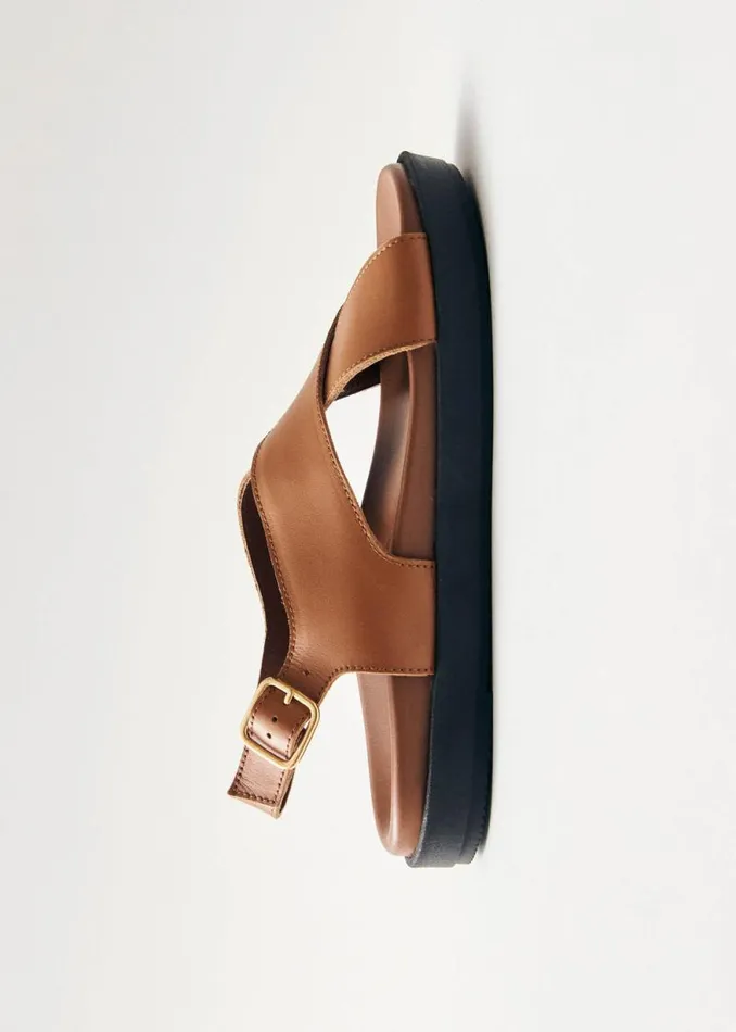 Nico Tan Leather Sandals Women ALOHAS Sandals