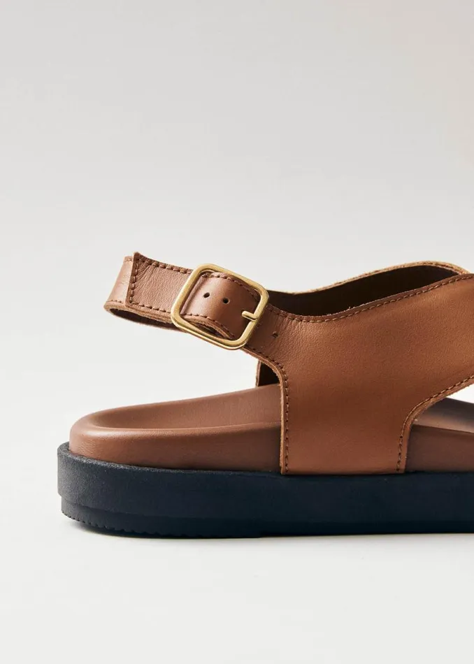 Nico Tan Leather Sandals Women ALOHAS Sandals