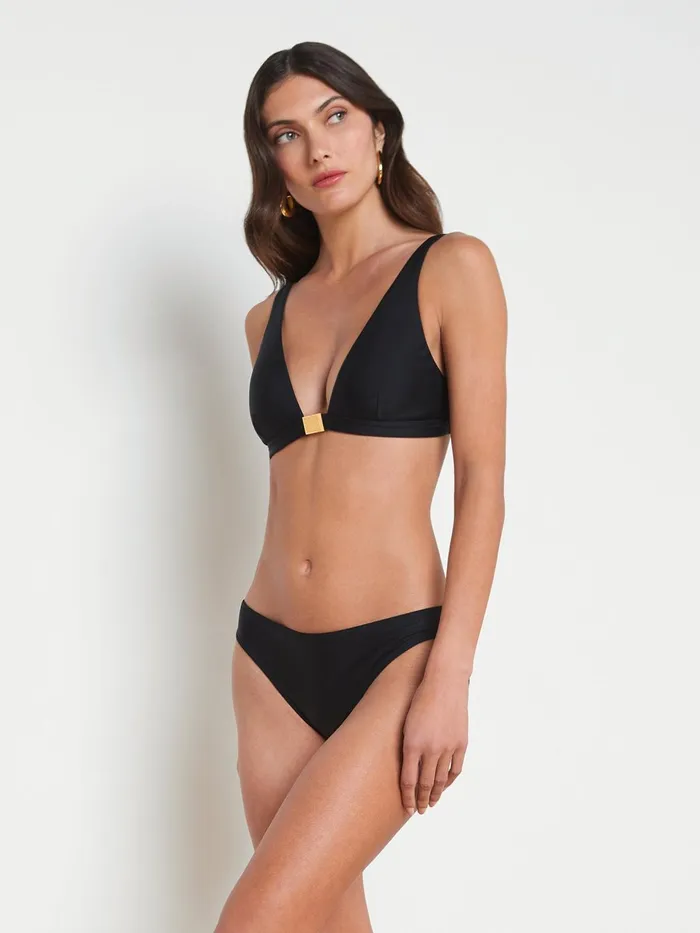 Nicole Bikini Bottom Black Women L039Agence Swimwear Nicole Bikini Bottom Black Women L039Agence Swimwear