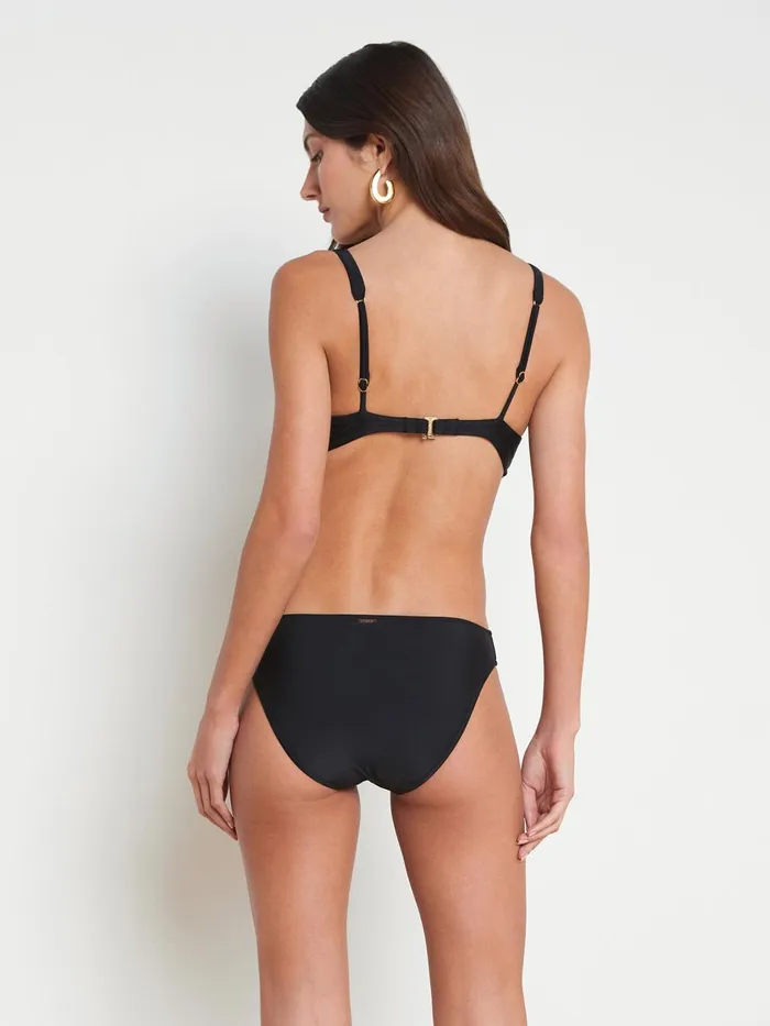 Nicole Bikini Bottom Black Women L039Agence Swimwear Nicole Bikini Bottom Black Women L039Agence Swimwear