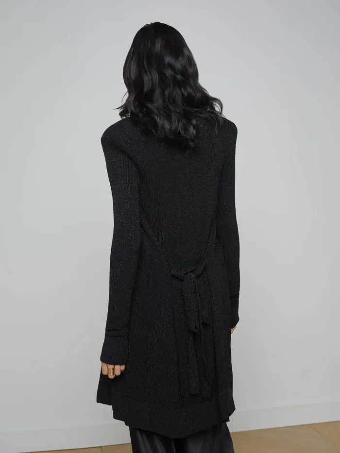 Noe DoubleBreasted Cardigan Black Women L039Agence Knitwear Noe DoubleBreasted Cardigan Black Women L039Agence Knitwear