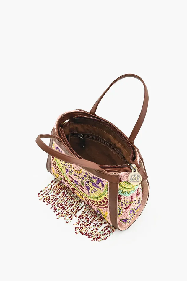 Nomad8217s Treasure Beaded Top Handle Bag Nomad8217s Treasure Beaded Top Handle Bag