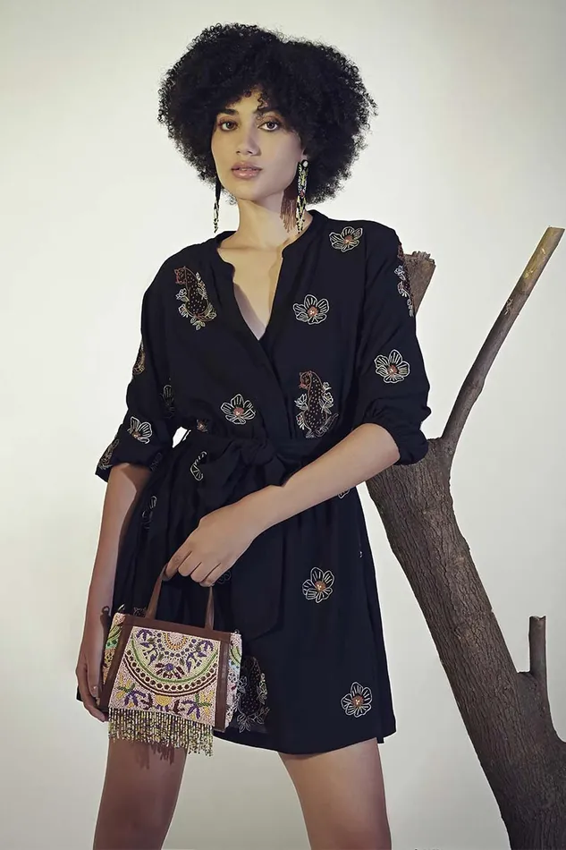 Nomad8217s Treasure Beaded Top Handle Bag Nomad8217s Treasure Beaded Top Handle Bag