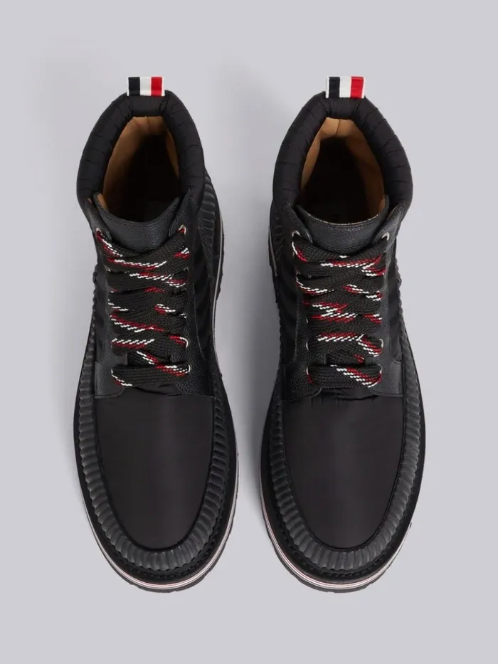 Nylon All Terrain Boot Black Women Thom Browne Boots