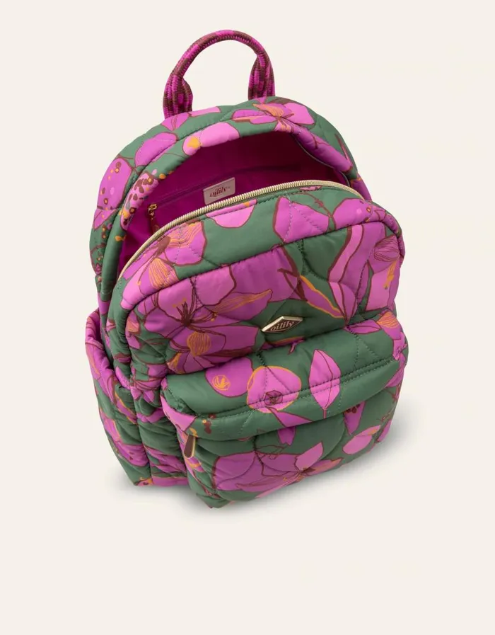 Oilily Backpacks Bags Beau Backpack Sketchy Flowerforrest Green Oilily Backpacks Bags Beau Backpack Sketchy Flowerforrest Green