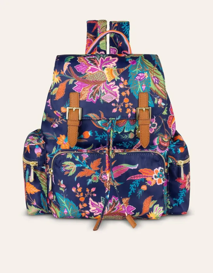 Oilily Backpacks Bags Bianca Backpack Young Sitsblue Print