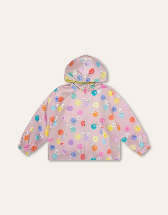 Oilily Coats and Jackets Girls Crystal Coat Vitamin Dotsevening Sand