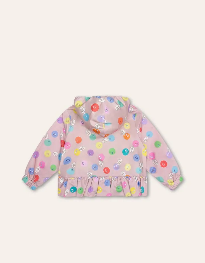 Oilily Coats and Jackets Girls Crystal Coat Vitamin Dotsevening Sand Oilily Coats and Jackets Girls Crystal Coat Vitamin Dotsevening Sand
