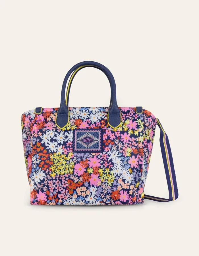 Oilily Handbags Bags Hana Handbag Vitamine Flowersblue Print