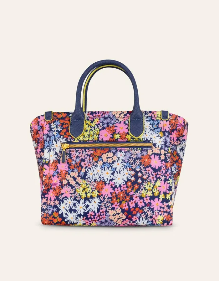 Oilily Handbags Bags Hana Handbag Vitamine Flowersblue Print Oilily Handbags Bags Hana Handbag Vitamine Flowersblue Print