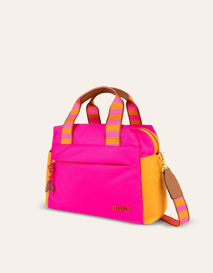 Oilily Handbags Bags Haven Handbag Color Blockknockout Pink Oilily Handbags Bags Haven Handbag Color Blockknockout Pink