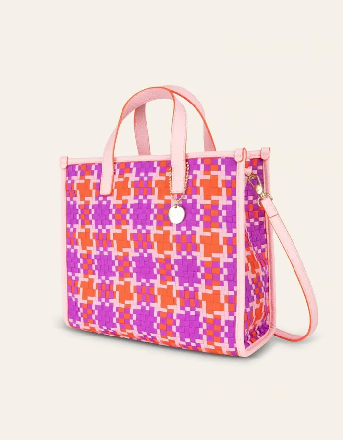 Oilily Handbags Bags Hillary Handbag Ribbon Checkpurple Cactus Oilily Handbags Bags Hillary Handbag Ribbon Checkpurple Cactus