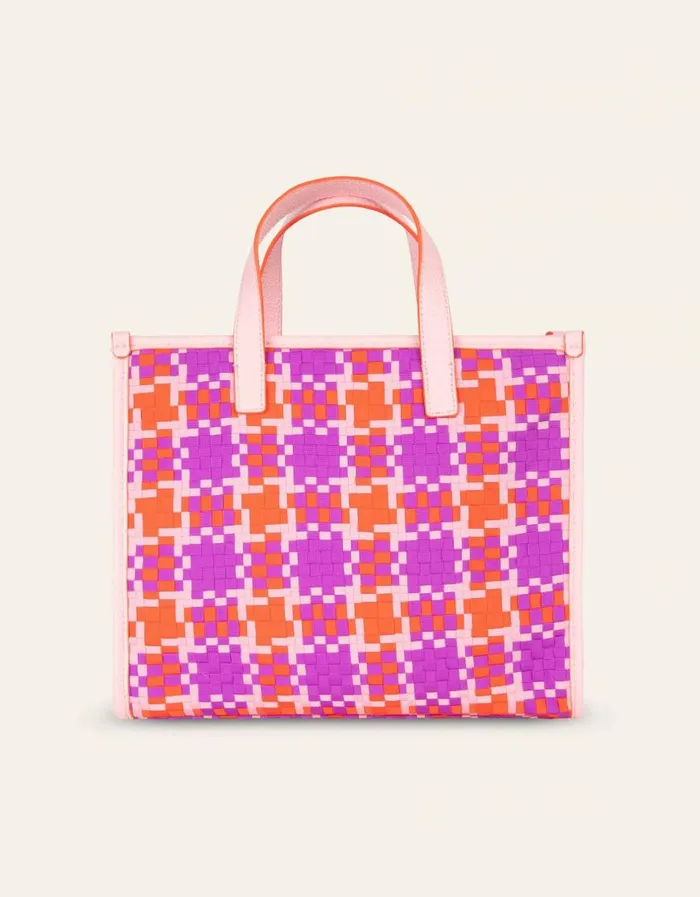 Oilily Handbags Bags Hillary Handbag Ribbon Checkpurple Cactus Oilily Handbags Bags Hillary Handbag Ribbon Checkpurple Cactus