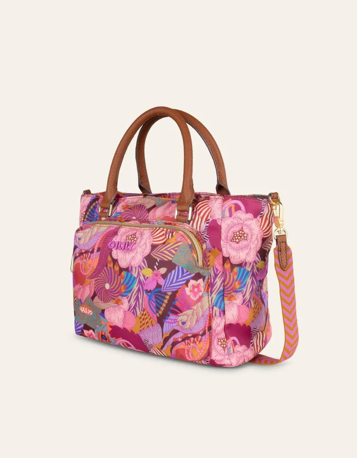 Oilily Handbags Bags Holland Handbag Striped Flowersdecadent Chocolate Oilily Handbags Bags Holland Handbag Striped Flowersdecadent Chocolate