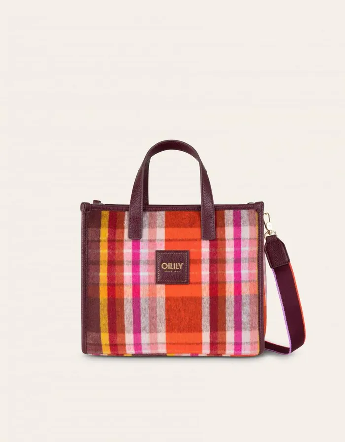 Oilily Handbags Bags Honors Handbag Check Bach