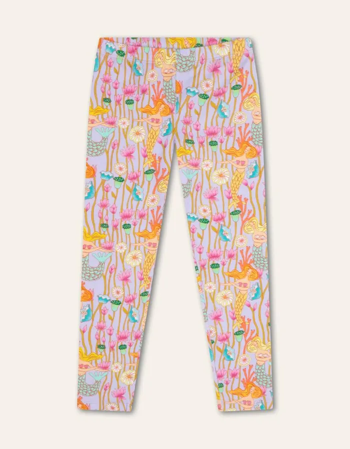 Oilily Leggings Girls Peppy Leggings Lotus Mermaids