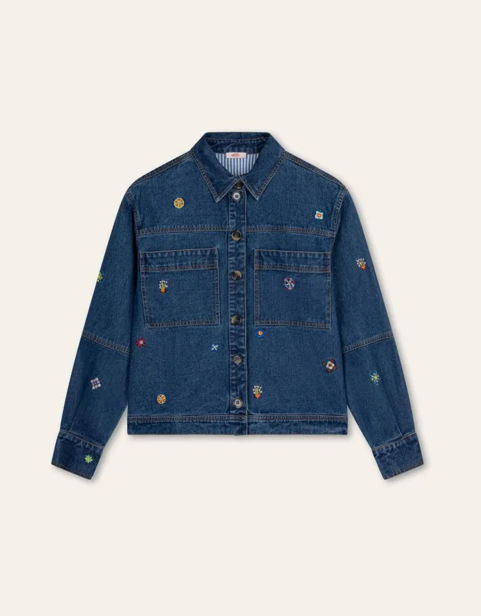 Oilily Matching Sets Women Bell Blouse Blue Indigo