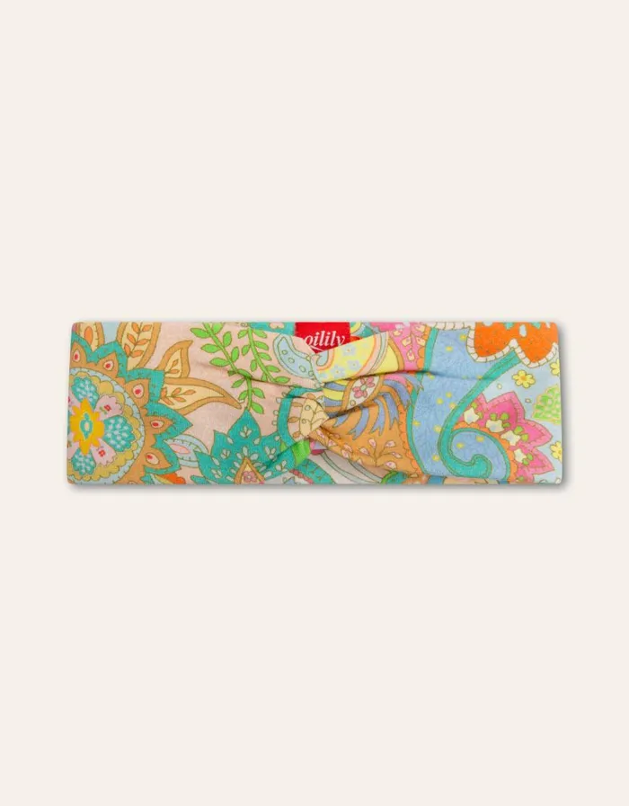 Oilily Scarves Girls Aknotty Headband Chewy Paisley