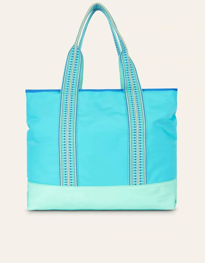 Oilily Shoppers Bags Sharon Shopper Color Block Tonalwaterfall Oilily Shoppers Bags Sharon Shopper Color Block Tonalwaterfall