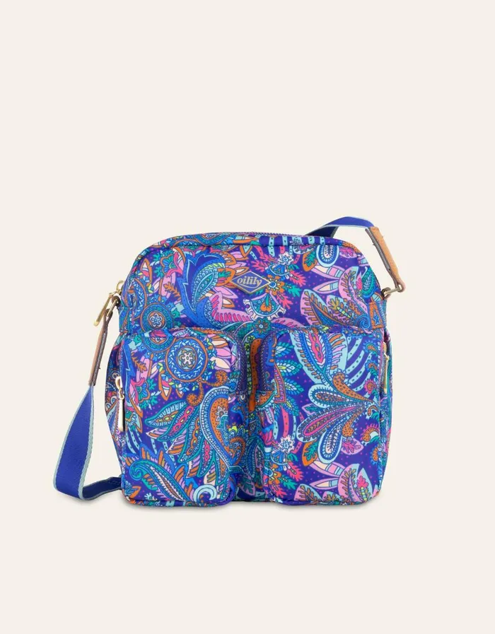 Oilily Shoulder Bags Bags Sabo Shoulder Bag Everly Paisleyspectrum Blue