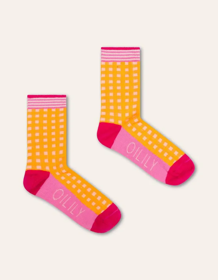 Oilily Socks and Tights Girls Mobley Socks Orange Crush