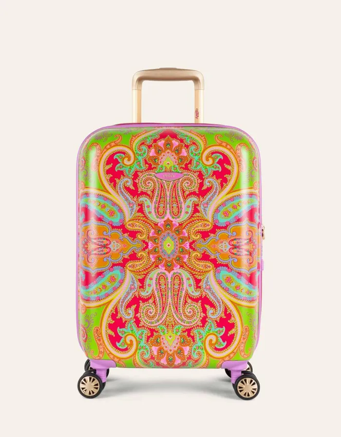 Oilily Suitcases Bags Hard Shell Trolley 19u0026quot Green Flash