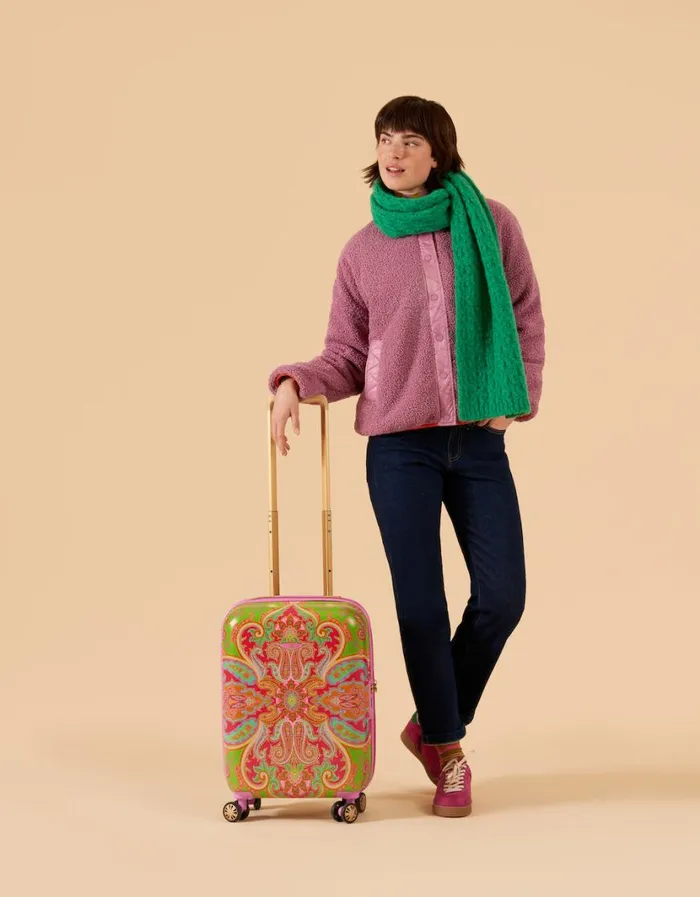 Oilily Suitcases Bags Hard Shell Trolley 19u0026quot Green Flash Oilily Suitcases Bags Hard Shell Trolley 19u0026quot Green Flash