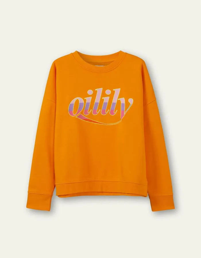Oilily Sweaters and Hoodies Women Hoppin Sweater Multistripe Oililydark Cheddar
