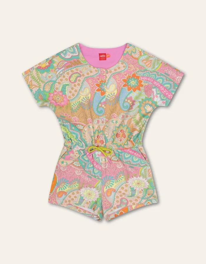 Oilily Trousers Girls Pippz Onesie Chewy Paisley
