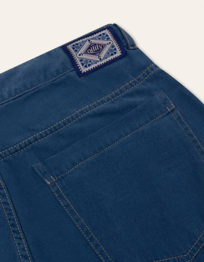Oilily Trousers Women Proof Trousers Extra Long Blue Indigo Oilily Trousers Women Proof Trousers Extra Long Blue Indigo