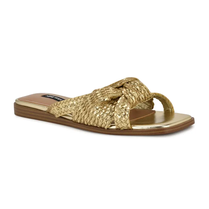 Omansa Flat Slide Sandals Omansa Flat Slide Sandals