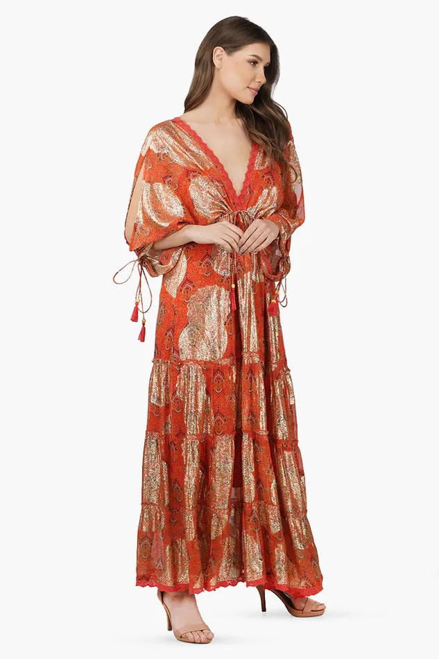 Omnia Tiered Maxi Dress Omnia Tiered Maxi Dress