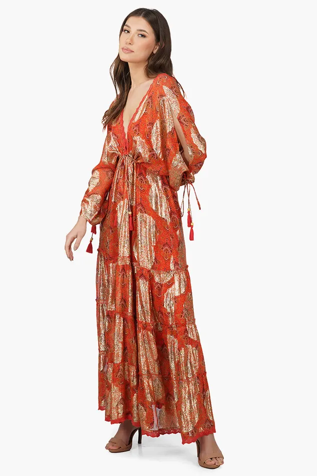 Omnia Tiered Maxi Dress Omnia Tiered Maxi Dress