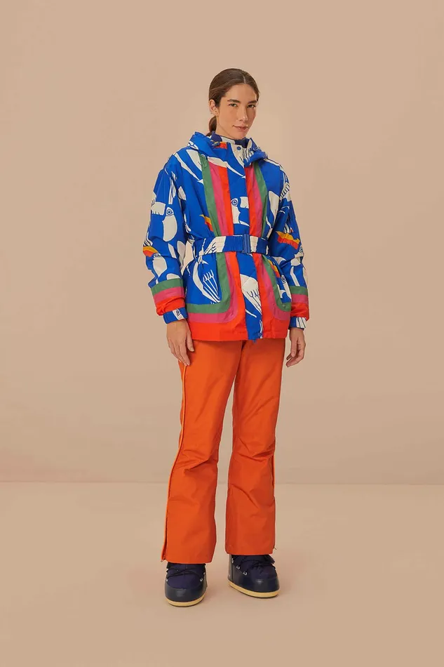 Orange Ski Pants Women FARM Rio Puffer Jackets Orange Ski Pants Women FARM Rio Puffer Jackets