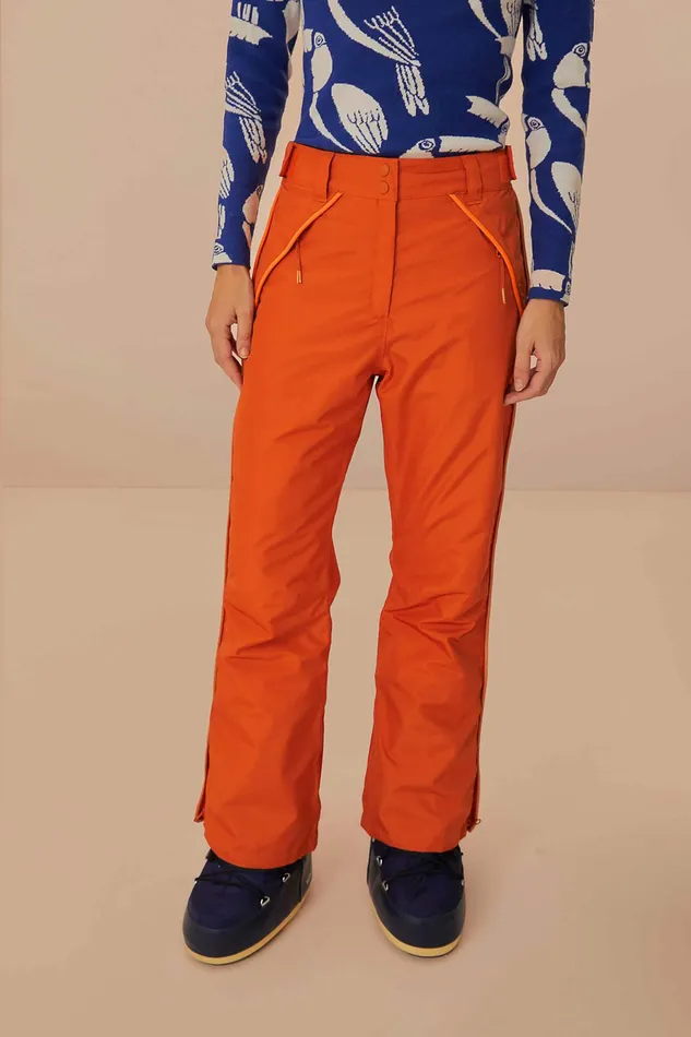 Orange Ski Pants Women FARM Rio Puffer Jackets Orange Ski Pants Women FARM Rio Puffer Jackets