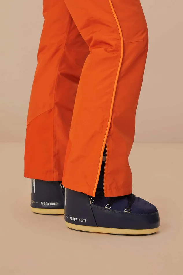 Orange Ski Pants Women FARM Rio Puffer Jackets Orange Ski Pants Women FARM Rio Puffer Jackets